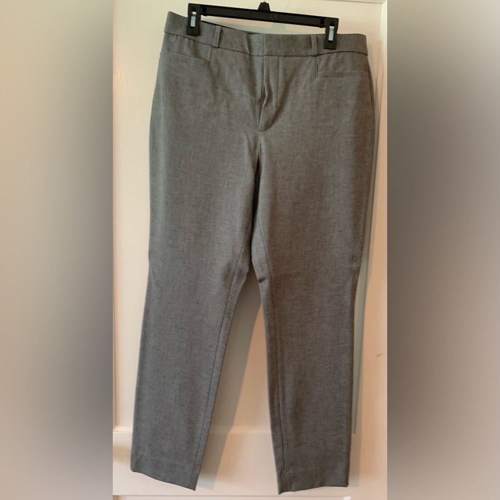 Banana Republic Curvy Sloan trousers. Charcoal size 12L. High rise. Ankle length